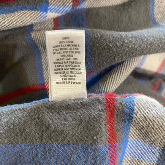 Bonobos Men’s Gray Plaid Slim Fit Long Sleeve Button Up Dress Shirt Size Small - Picture 6 of 7